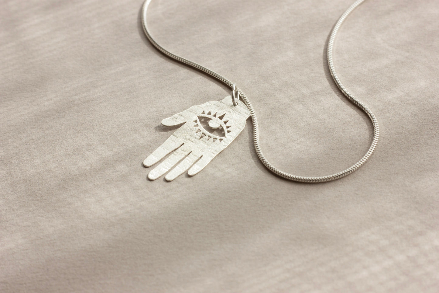 Hamsa Hand Handmade Pendant