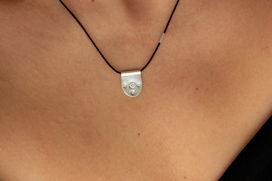 Handmade Talisman Necklace in Sterling Silver
