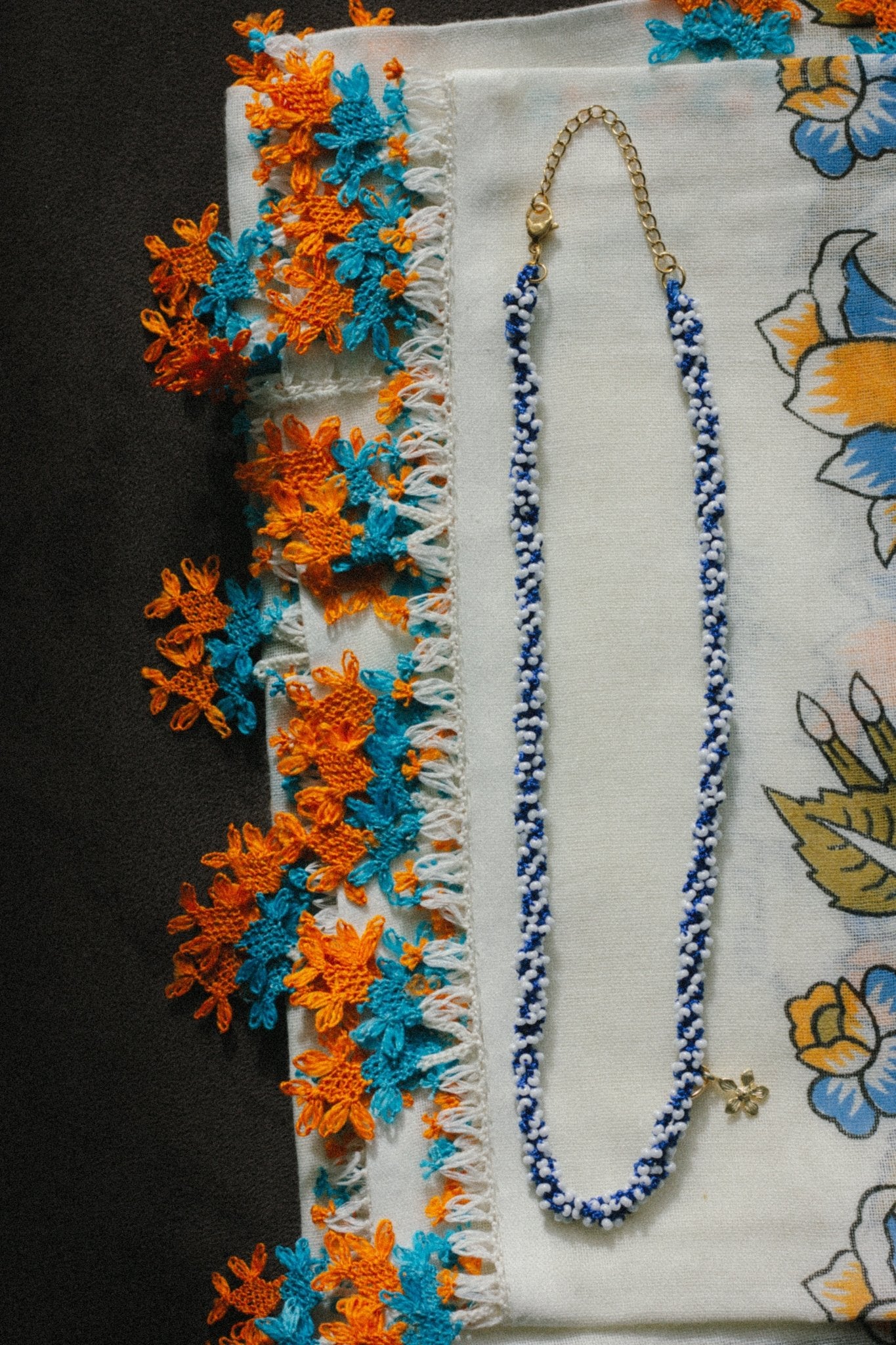 MEERESBLUME | Gehäkeltes Halsband