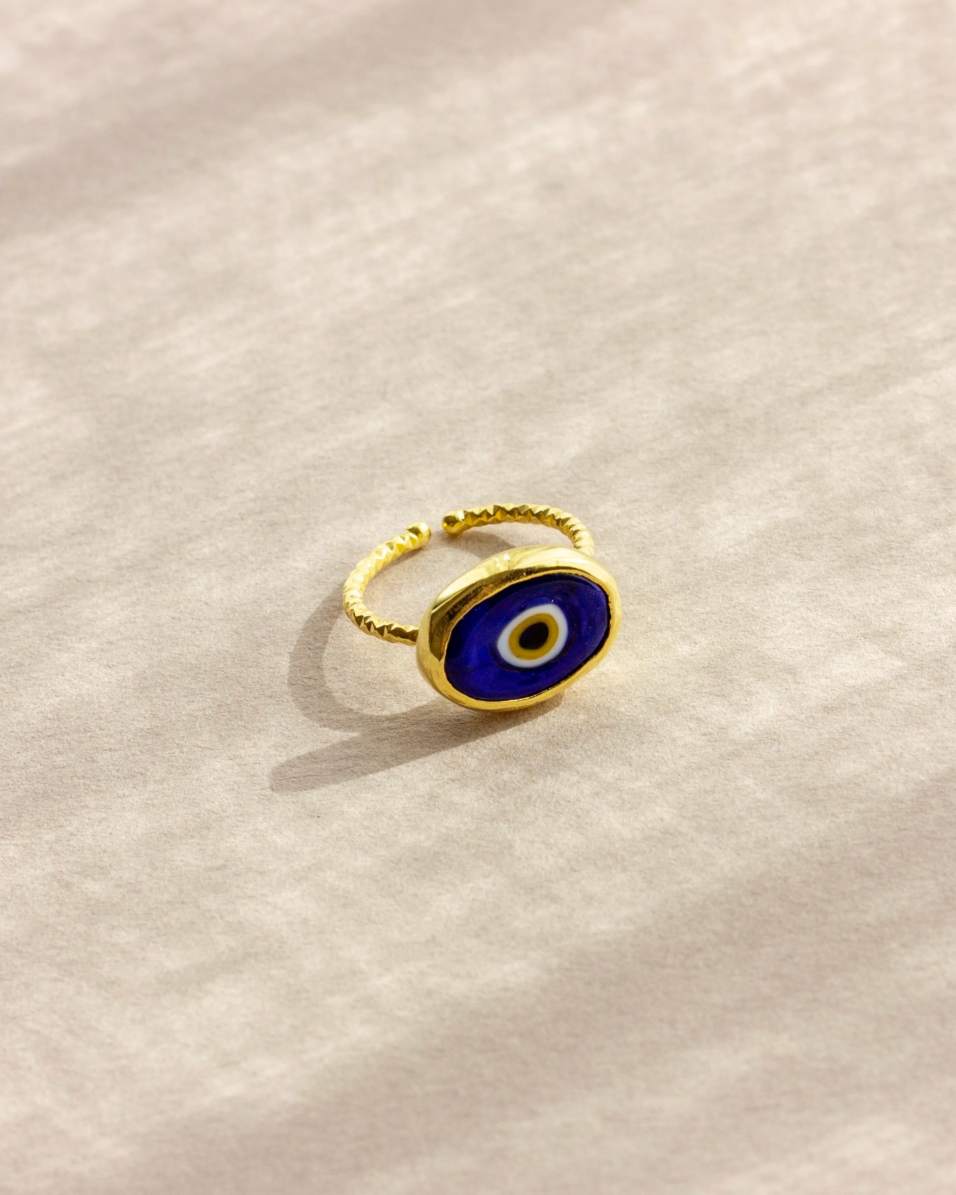 Gold Evil Eye Ring