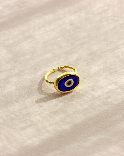 Gold Evil Eye Ring