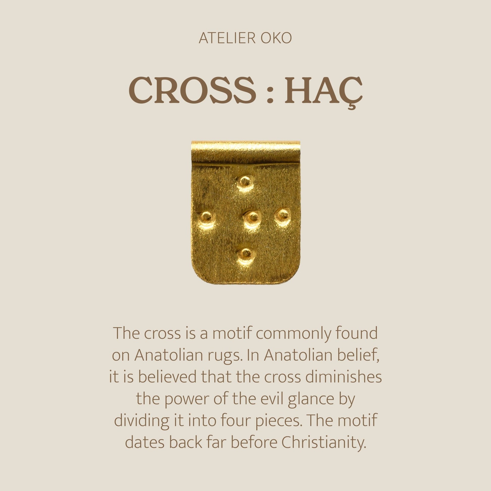 Cross - Micron Plated Talisman Necklace with Red Silk Thread