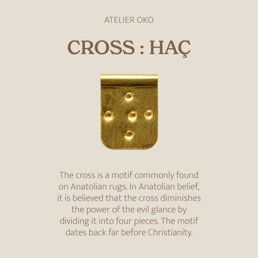 Cross - Micron Plated Talisman Necklace with Red Silk Thread