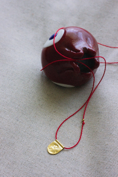 Pomegranate_ 24k Micron Gold Plated Necklace