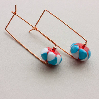 BAKIR N2 | Glass Beaded Earrings