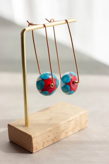 BAKIR N2 | Glass Beaded Earrings