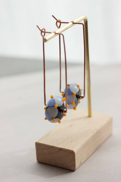 BAKIR N1 | Glass Beaded Earrings